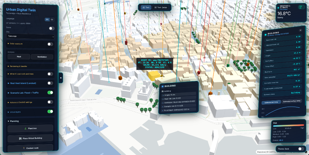 DigitalTwin 3D Urban Simulation Platform